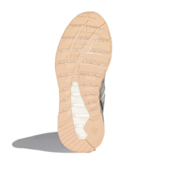 adidas originals Unisex ZX 2K Boost Pure Low-Top Running Shoes Beige/Yellow - Picture 4 of 5